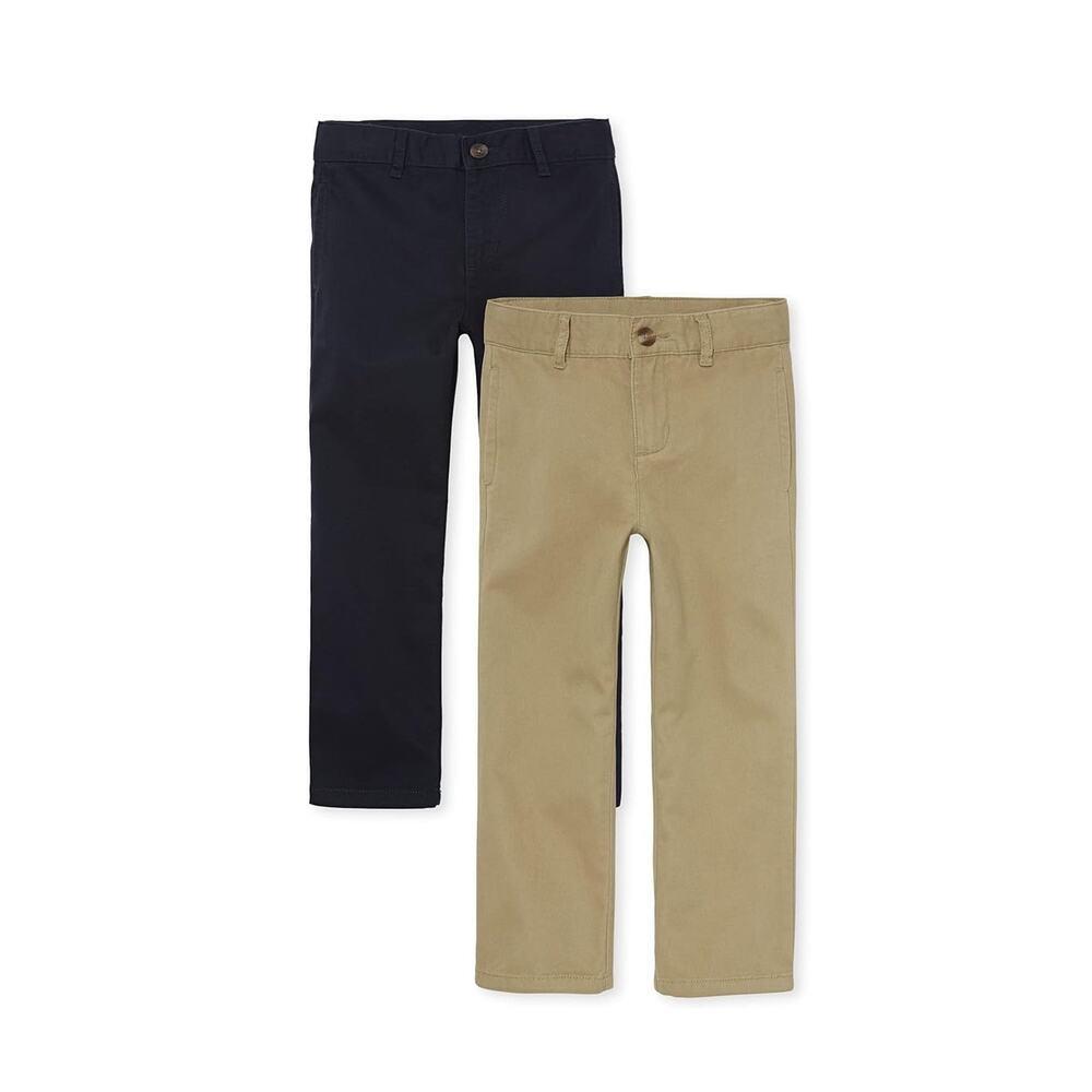 The Children's Place Boys Chino Set Of 2 Pairs Size 6